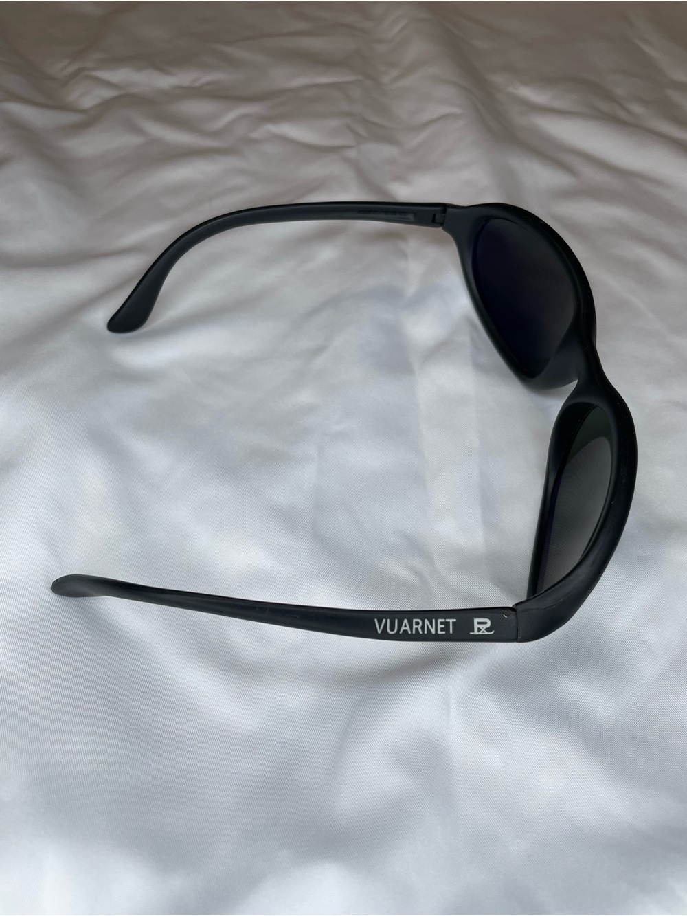 Vintage Vuarnet 023 Matte Black Men’s Wrap Sunglasses made in France